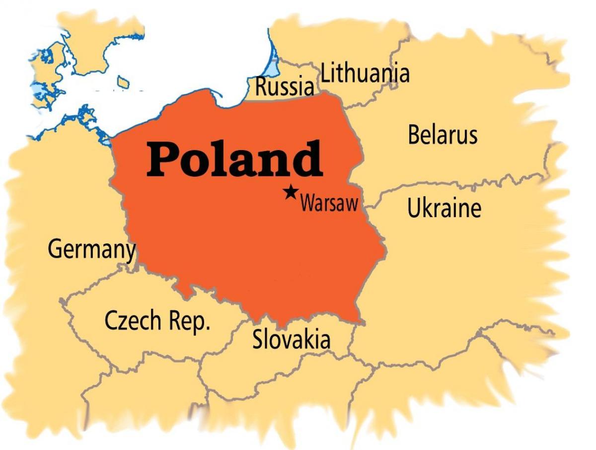 מפה של ורשה אירופה